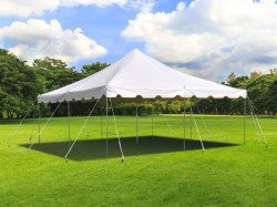 Premium 20x20 Pole Tent White