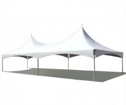 Premium 20x40 High Peak White Tent