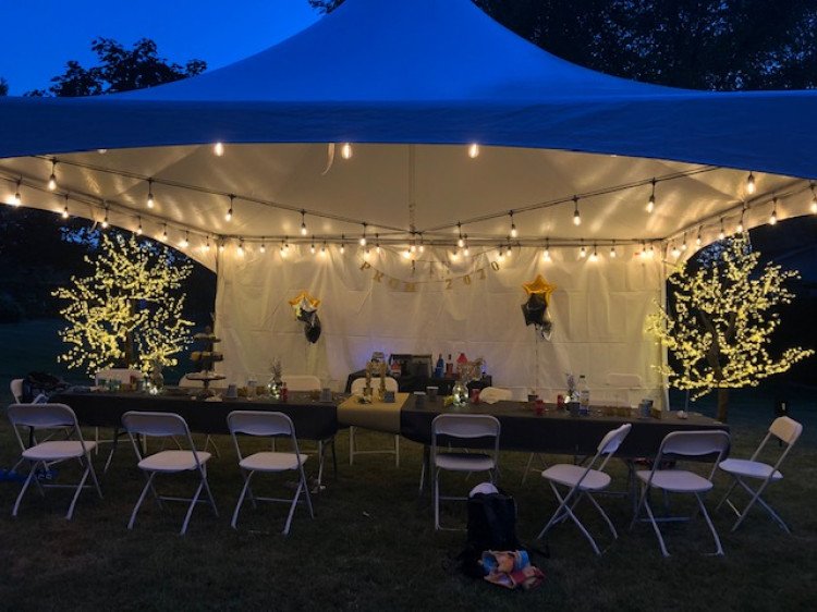 Edison Tent Lighting