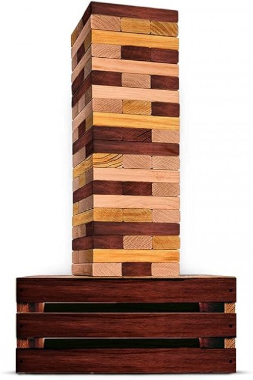 Giant Tumbling Tower Reclaimed Wood