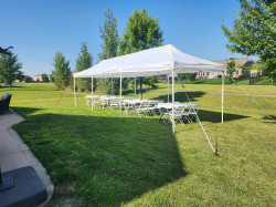 20250621 095610 1752330190 Premium 10x30 Tent White Bronze Frame