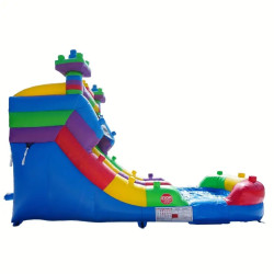 buildingblock20waterslide120edited 1752330600 13.5' Building Block Wet/Dry Slide