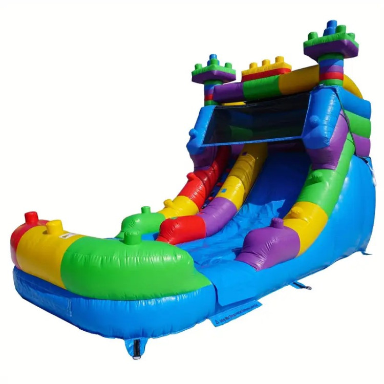 Building Block Slide and Bounce House Package
