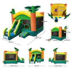 tropical20combo20edited202 1752331403 Tropical Combo Bounce House WET/DRY