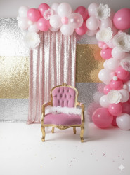 Mini Pink Throne Chair (Child)