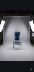 XL Royal Blue Throne Chair bule20throne3 1765572367 1 XL Royal Blue Throne Chair