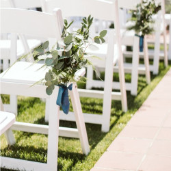 White Garden Chairs Padded kellylemonphotography amber david wedding 942 1765571631 White Garden Chairs Padded