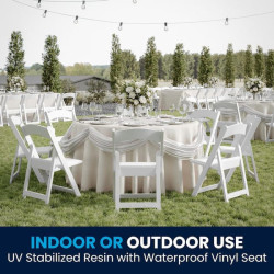 white carnegy avenue folding chairs cga le 3623 wh hd 31 600 17655 1 White Garden Chairs Padded